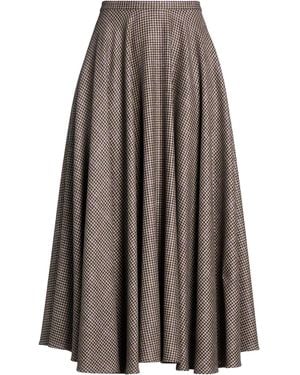 Lardini Midi Skirt Virgin Wool, Silk, Nylon, Cashmere - Brown