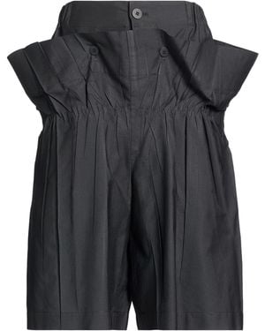 Issey Miyake Shorts & Bermuda Shorts Polyester, Cotton, Polyurethane - Black