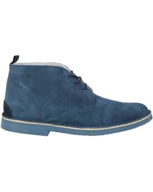 Angelo Nardelli Botines De Caña Alta - Azul