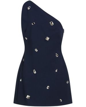 David Koma Mini Dress Viscose, Acetate, Elastane - Blue