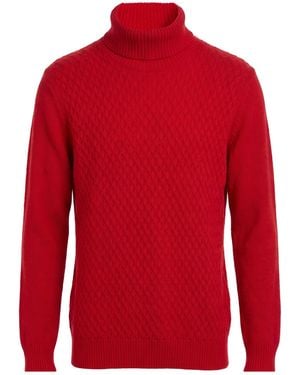 Abkost Turtleneck Virgin Wool - Red