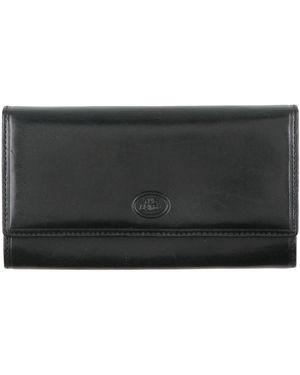 The Bridge Wallet Leather - Black