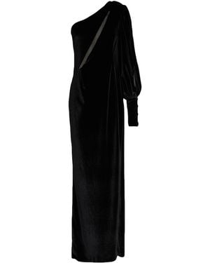 MATILDE COUTURE Maxi Dress Polyester, Elastane - Black