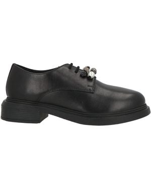 Tosca Blu Lace-Up Shoes Leather - Black