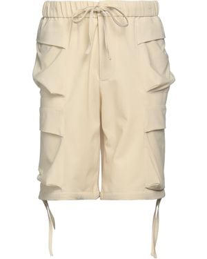 Bonsai Sand Shorts & Bermuda Shorts Polyester, Virgin Wool, Elastane - Natural