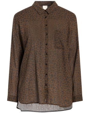 Des Petits Hauts Shirt Cotton - Brown