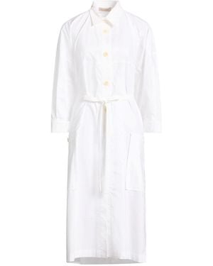 Gentry Portofino Midi Dress Cotton - White