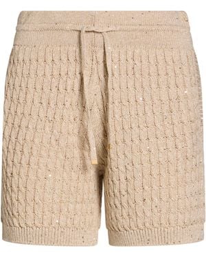 Eleventy Shorts & Bermuda Shorts Cotton, Linen, Polyester - Natural