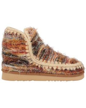 Mou Botines De Caña Alta - Marrón