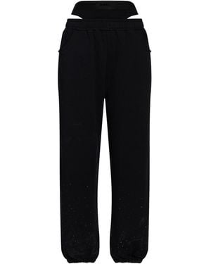 DISCLAIMER Pants Cotton - Black