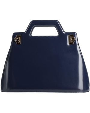 Ferragamo Handbag Leather - Blue