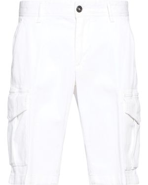 Paul & Shark Shorts & Bermuda Shorts Cotton, Elastane - White