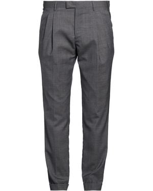 PT Torino Charcoal Trousers Super 130S Wool - Grey