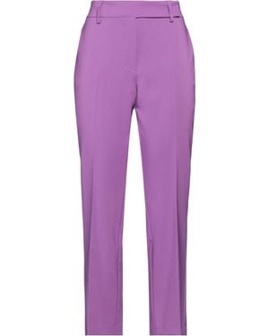 Olla Parèg Trousers Polyester, Elastane - Purple