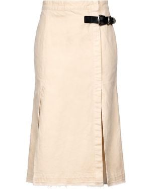 Toga Cream Denim Skirt Cotton - Natural