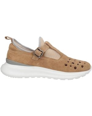 Giovanni Conti Sneakers Leather, Textile Fibers - Brown