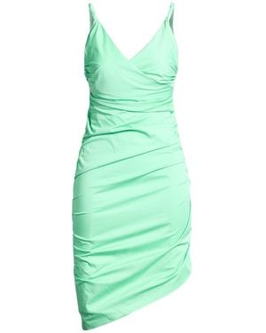 Pinko Midi Dress Cotton, Elastane - Green