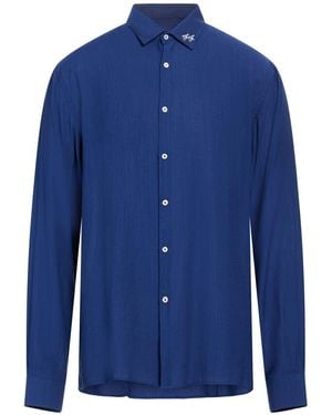 FAMILY FIRST Shirt Ramie, Polyamide - Blue