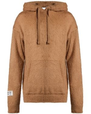 FAMILY FIRST Sand Sweater Mohair Wool, Polyamide, Acrylic - Brown