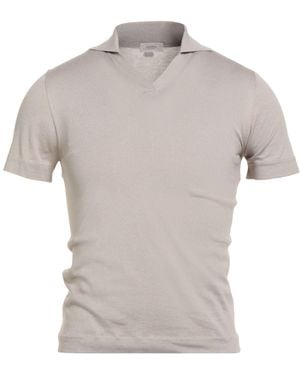 Agnona Polo Shirt Silk, Cotton - Grey