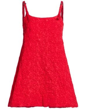 Versace Jeans Couture Mini Dress Polyester, Viscose, Elastane - Red