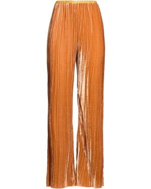 forte_forte Trousers Viscose, Polyamide - Orange