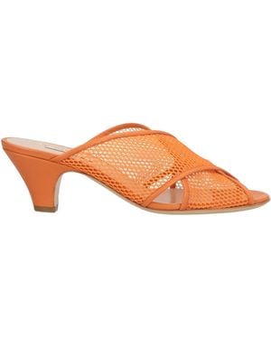 Casadei Sandals Leather, Synthetic Material - Orange