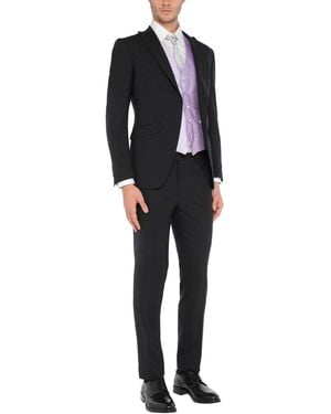 Tombolini Midnight Suit Wool, Elastane - Black