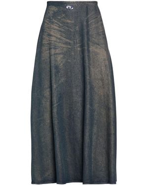 DIESEL Denim Skirt Lyocell - Grey