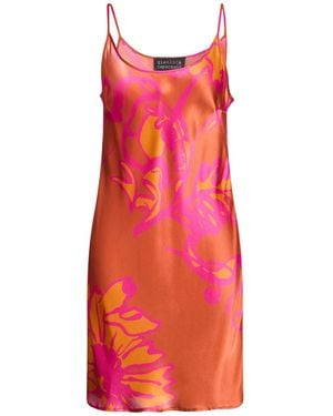 Gianluca Capannolo Mini Dress Silk - Red