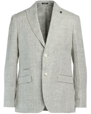 BRERAS Milano Light Blazer Linen - Gray