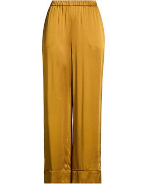 SFIZIO STUDIO Mustard Pants Acetate, Viscose - Yellow