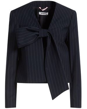 Vivetta Jacket Polyester, Viscose, Elastane - Blue