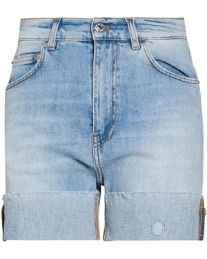 Grifoni Denim Shorts Cotton, Elastane - Blue