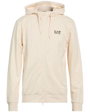 EA7 Sweatshirt Cotton - Natural