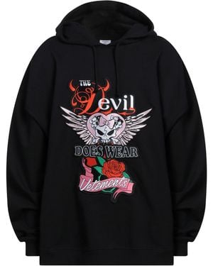 Vetements Sudadera - Negro