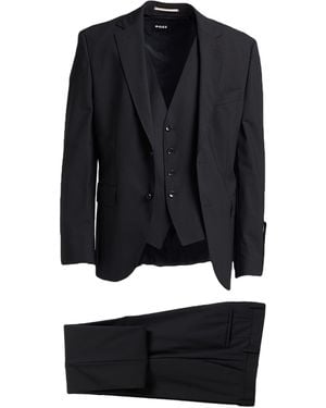 BOSS Suit Virgin Wool, Elastane - Black
