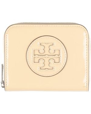 Tory Burch Wallet Polyurethane, Viscose - Natural