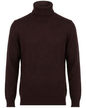 Alpha Studio Rollkragenpullover - Braun