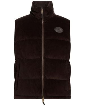 Burberry Dark Vest Cotton, Lambskin - Black
