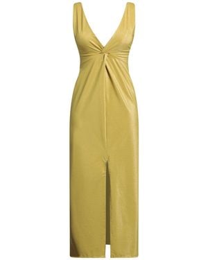 Fisico Midi Dress Polyamide, Polyester, Elastane - Metallic