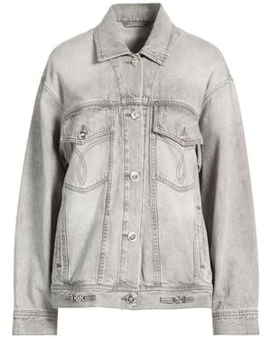 Versace Jeansjacke/-Mantel - Grau