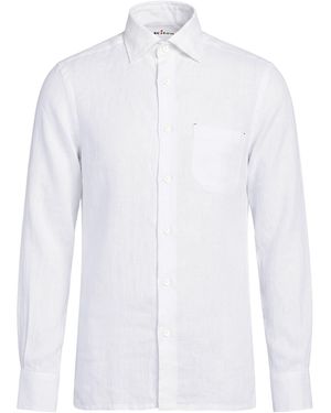 Kiton Shirt Linen - White