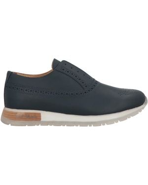 Gold Brothers Lace-Up Shoes Leather - Blue
