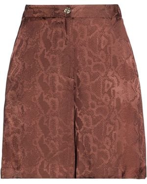 SIMONA CORSELLINI Shorts & Bermuda Shorts Viscose - Red