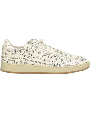 Philippe Model Cream Sneakers Leather, Textile Fibers - White