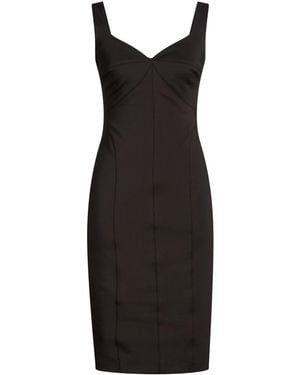 alma sanchez Midi Dress Polyester, Elastane - Black