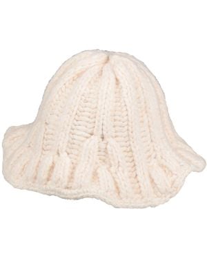 Maison Margiela Hat Acrylic, Alpaca Wool, Polyamide, Polyester - Natural