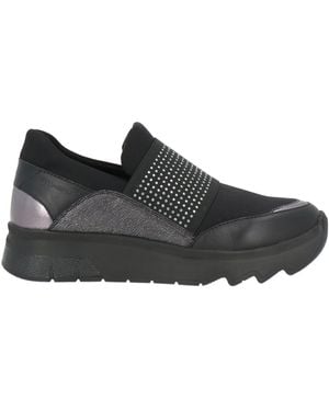 Stonefly Sneakers Leather, Textile Fibers - Black
