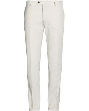 Trussardi Trousers Cotton, Elastane - White